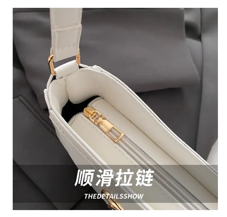 White Square Shoulder Bag with Bow Detail — feature 6