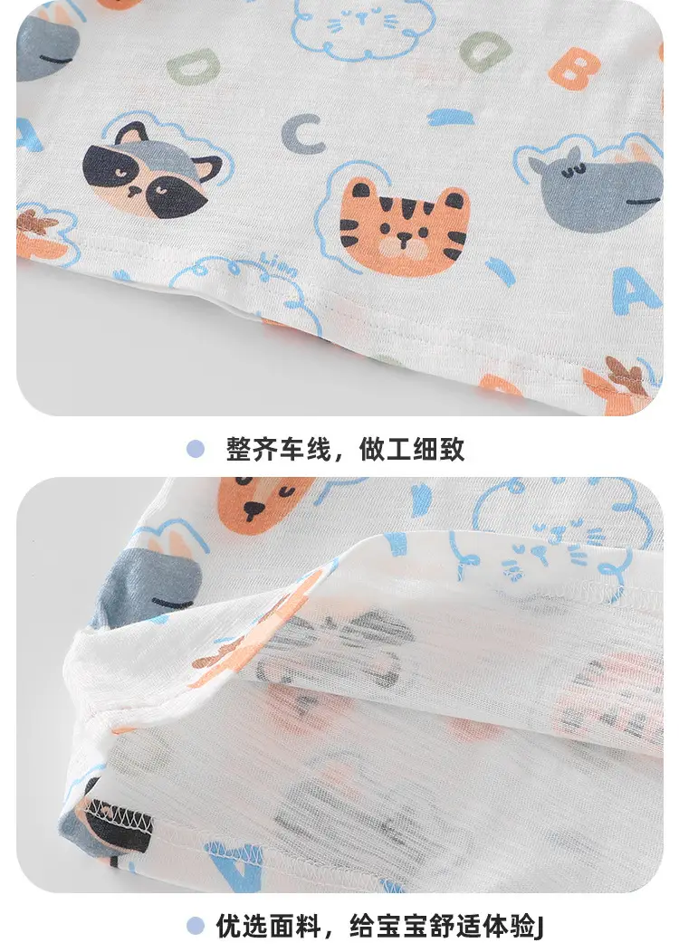 Baby T-Shirt Cotton Cartoon Summer Casual Girls Boys Half Sleeve — feature 9