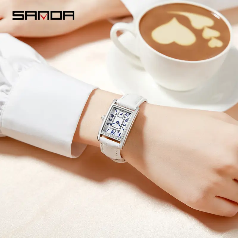 Sanda Fashion Square Women's Watch Waterproof Luxury Roman Graduated Quartz - Image 8