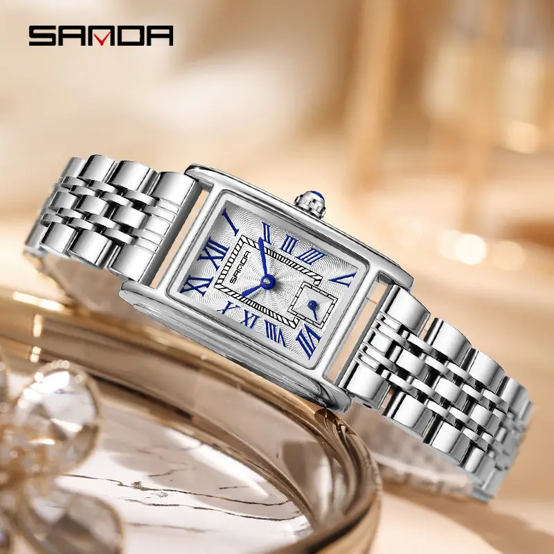 Sanda Fashion Square Women's Watch Waterproof Luxury Roman Graduated Quartz - Image 9