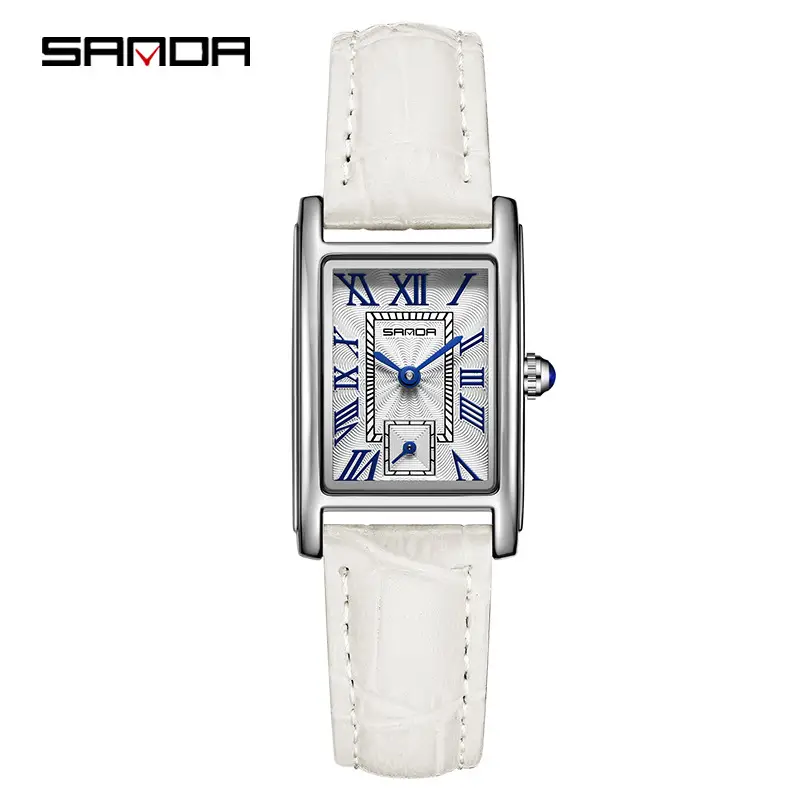 Sanda Fashion Square Women's Watch Waterproof Luxury Roman Graduated Quartz - Image 2