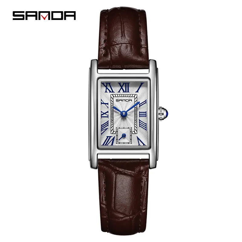 Sanda Fashion Square Women's Watch Waterproof Luxury Roman Graduated Quartz - Image 4