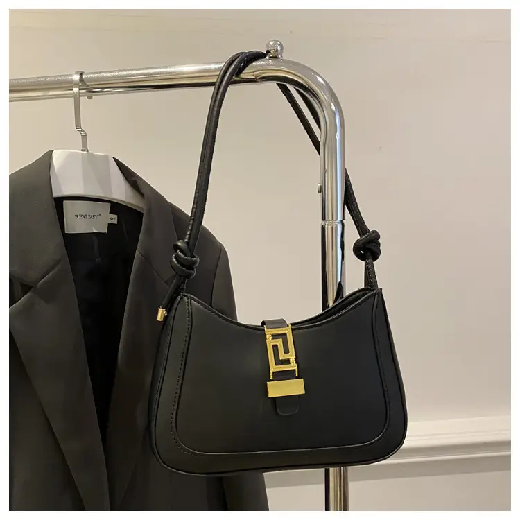 2025 Beige Gold Plated Lock Buckle Shoulder Bag — feature 29
