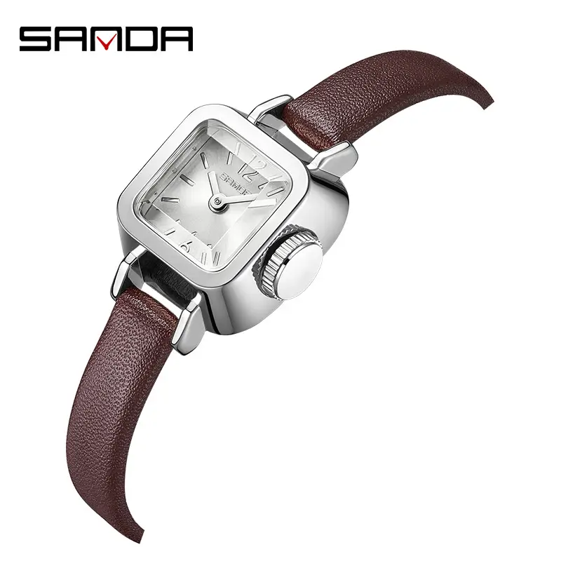 Sanda Rose Gold Women's Quartz Watch with Mesh Band - Image 11