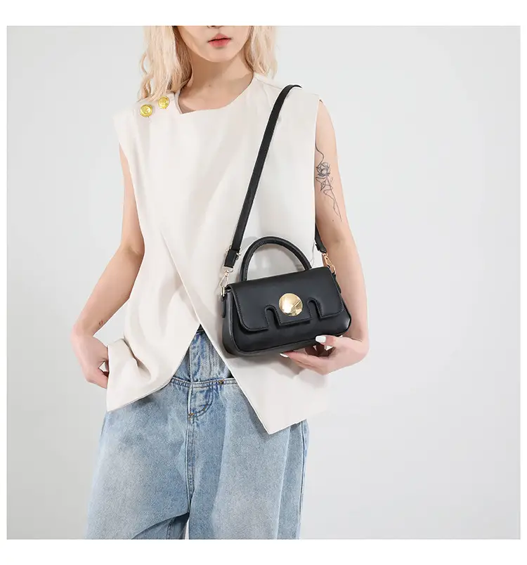 Pink French Style Shoulder Crossbody Bag for Women — feature 17