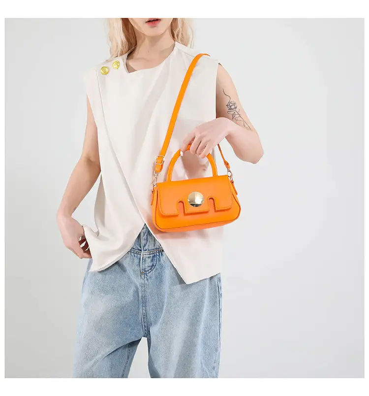Pink French Style Shoulder Crossbody Bag for Women — feature 21