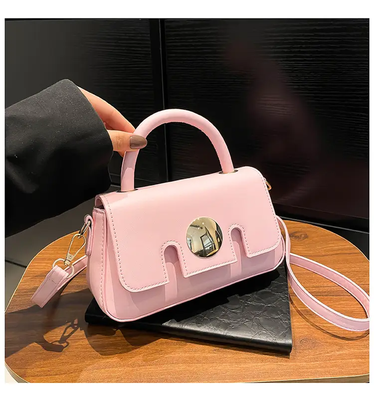 Pink French Style Shoulder Crossbody Bag for Women — feature 30