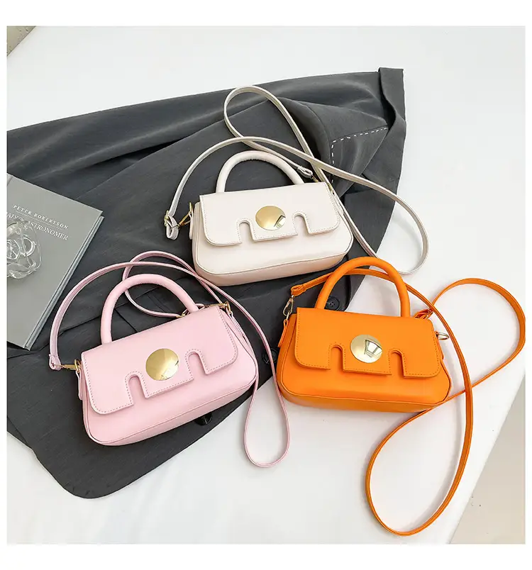 Pink French Style Shoulder Crossbody Bag for Women — feature 35