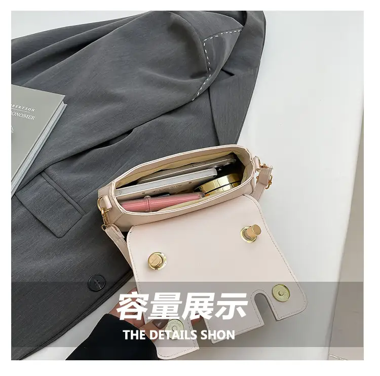Pink French Style Shoulder Crossbody Bag for Women — feature 6