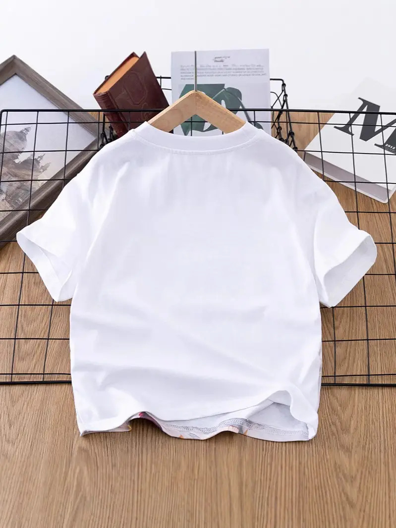 Nezha Boys Summer T-Shirt 2025 Mid Big Print - Image 4