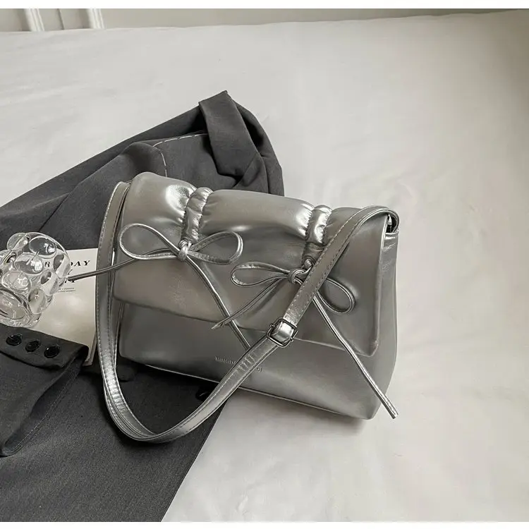 2025 Spring Shoulder Bag Cover Style with Bow Detail — feature 12