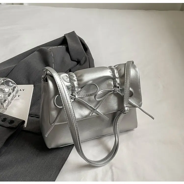 2025 Spring Shoulder Bag Cover Style with Bow Detail — feature 13
