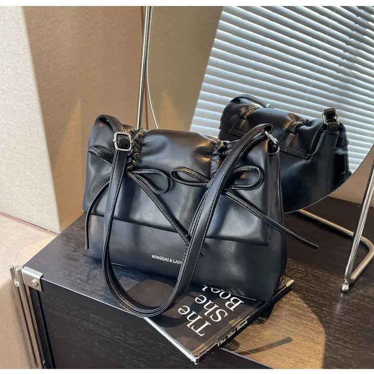 2025 Spring Shoulder Bag Cover Style with Bow Detail — feature 16
