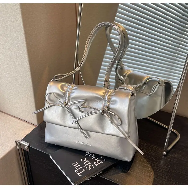 2025 Spring Shoulder Bag Cover Style with Bow Detail — feature 19