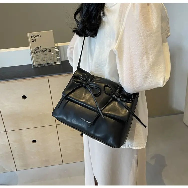 2025 Spring Shoulder Bag Cover Style with Bow Detail — feature 22