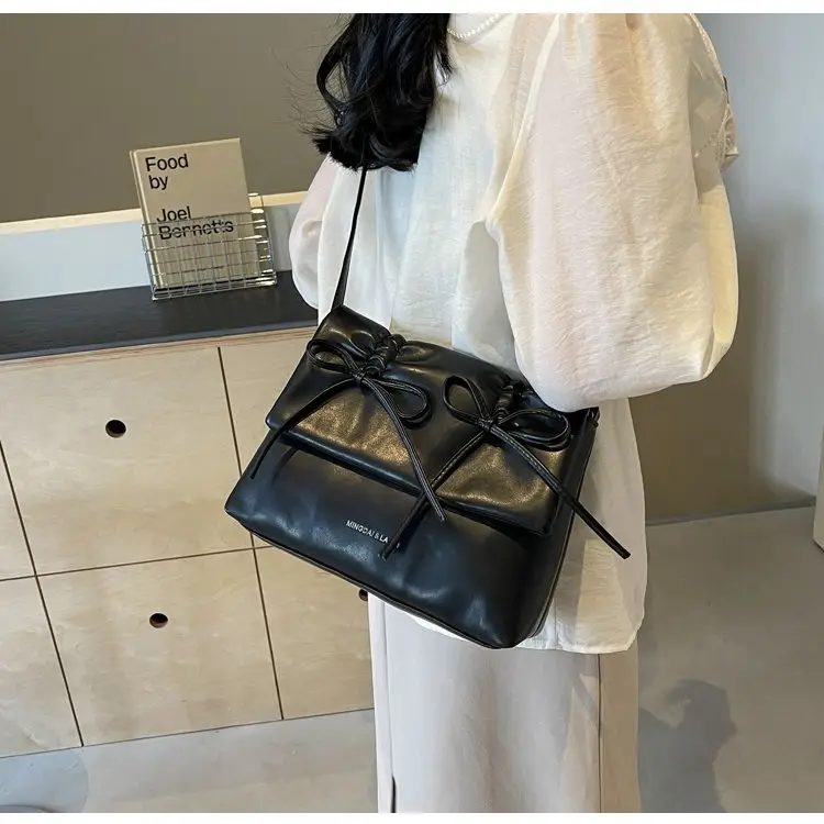 2025 Spring Shoulder Bag Cover Style with Bow Detail — feature 23