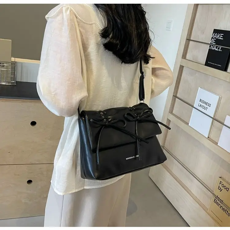 2025 Spring Shoulder Bag Cover Style with Bow Detail — feature 25