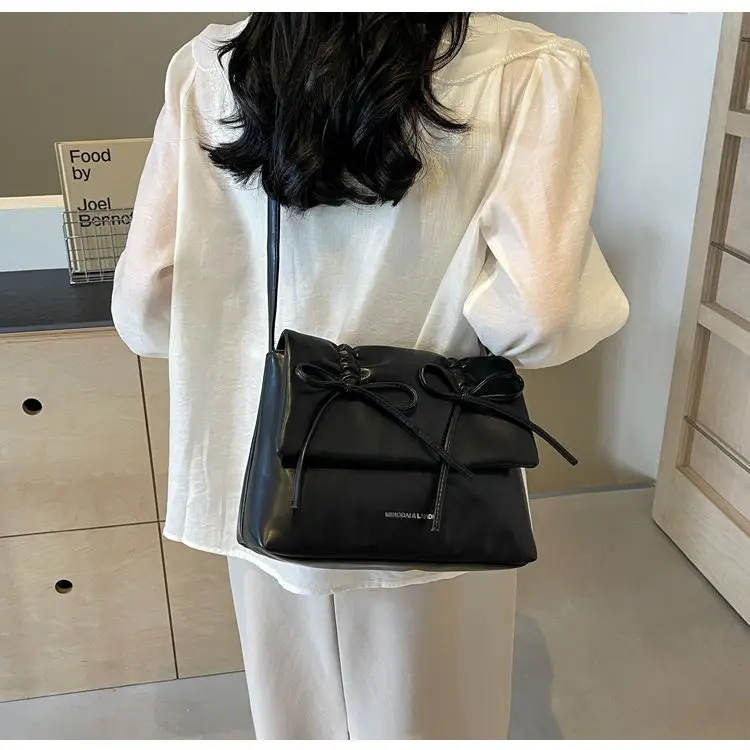 2025 Spring Shoulder Bag Cover Style with Bow Detail — feature 26