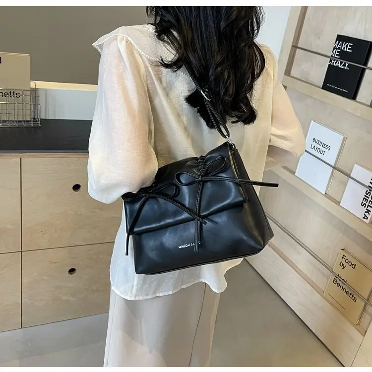 2025 Spring Shoulder Bag Cover Style with Bow Detail — feature 32