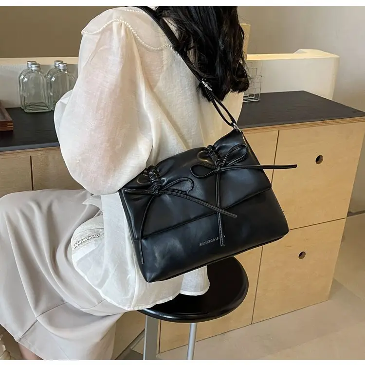 2025 Spring Shoulder Bag Cover Style with Bow Detail — feature 35