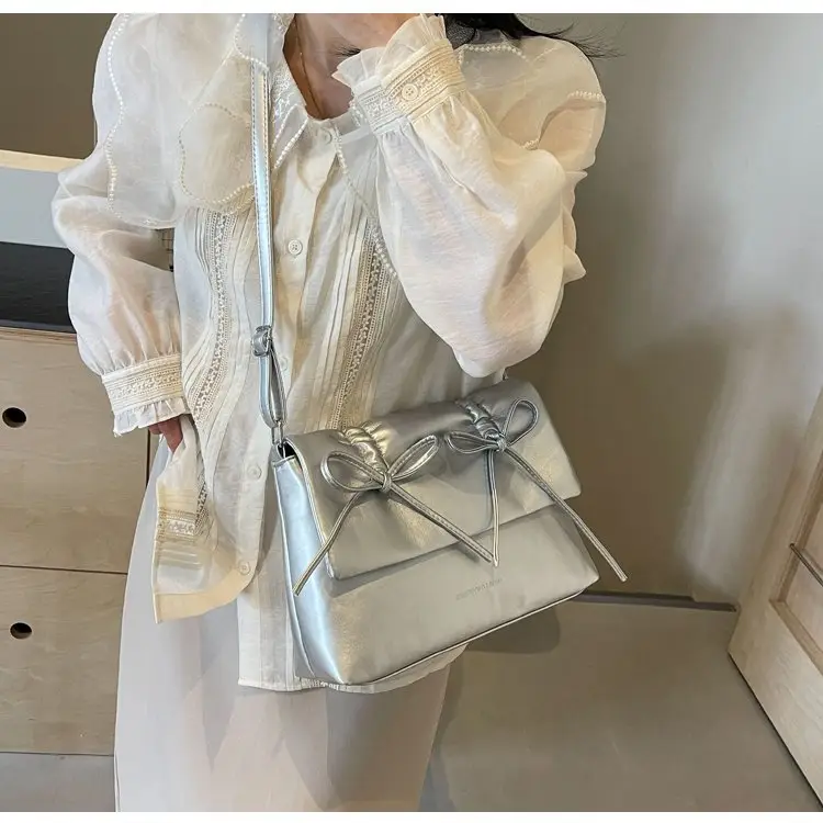 2025 Spring Shoulder Bag Cover Style with Bow Detail — feature 37
