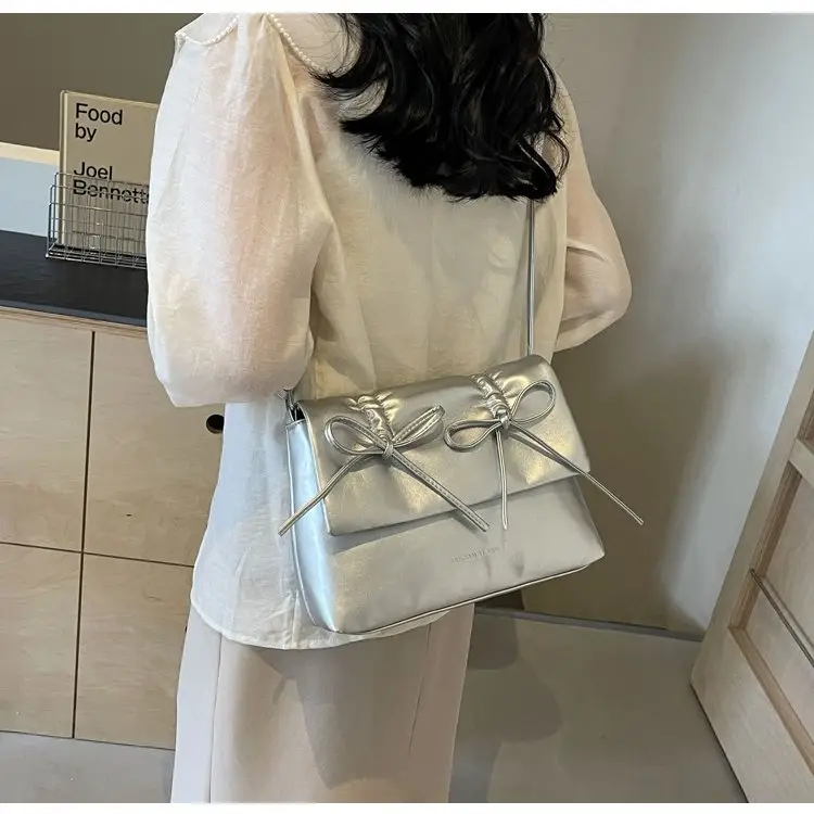 2025 Spring Shoulder Bag Cover Style with Bow Detail — feature 40