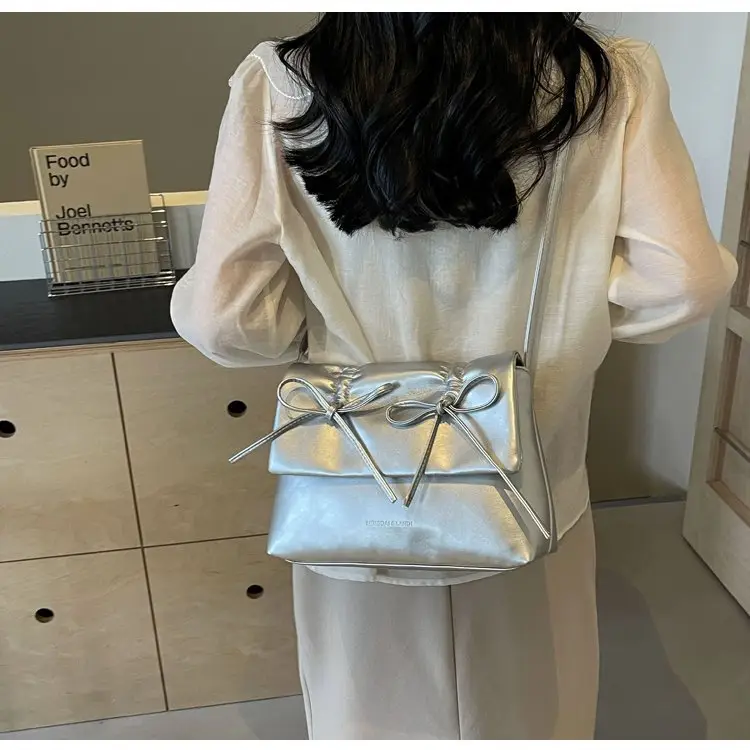2025 Spring Shoulder Bag Cover Style with Bow Detail — feature 41