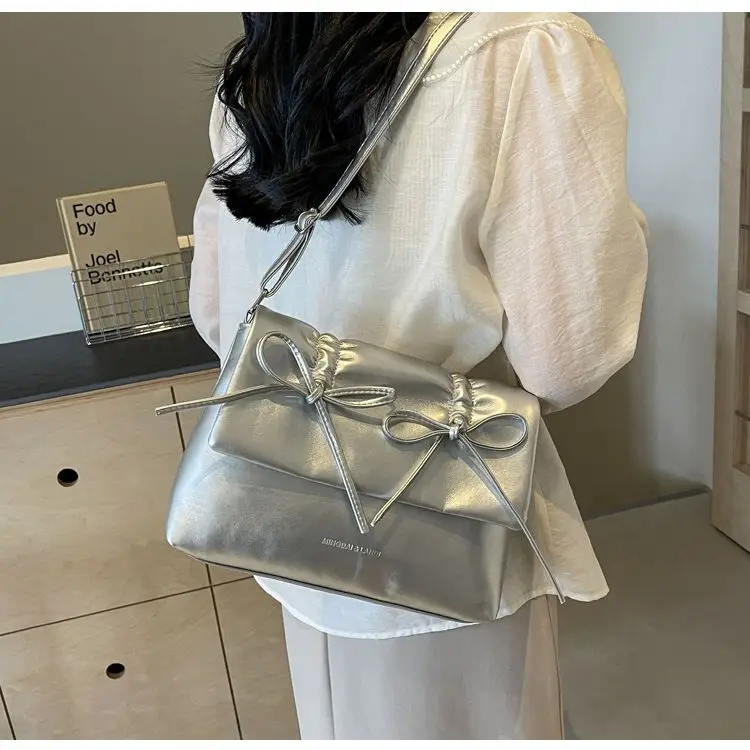 2025 Spring Shoulder Bag Cover Style with Bow Detail — feature 47