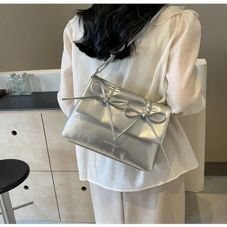 2025 Spring Shoulder Bag Cover Style with Bow Detail — feature 48