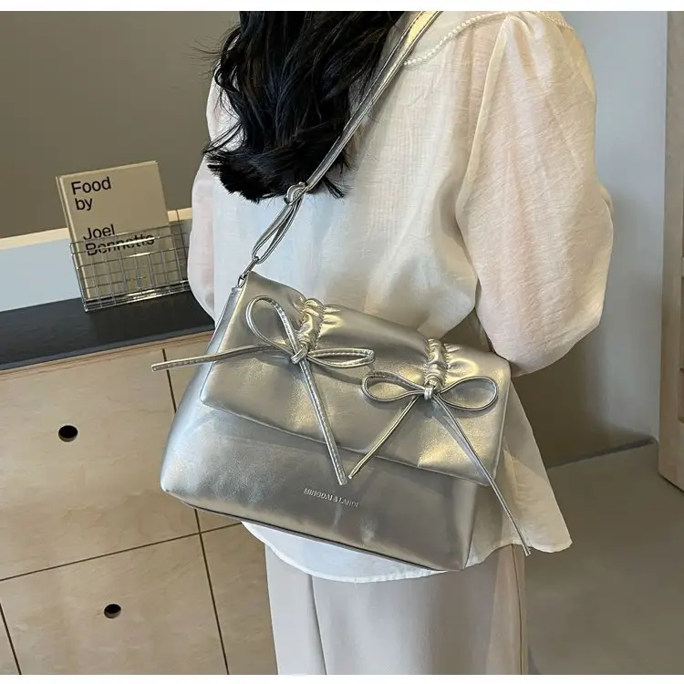 2025 Spring Shoulder Bag Cover Style with Bow Detail — feature 50