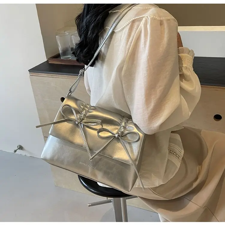 2025 Spring Shoulder Bag Cover Style with Bow Detail — feature 52