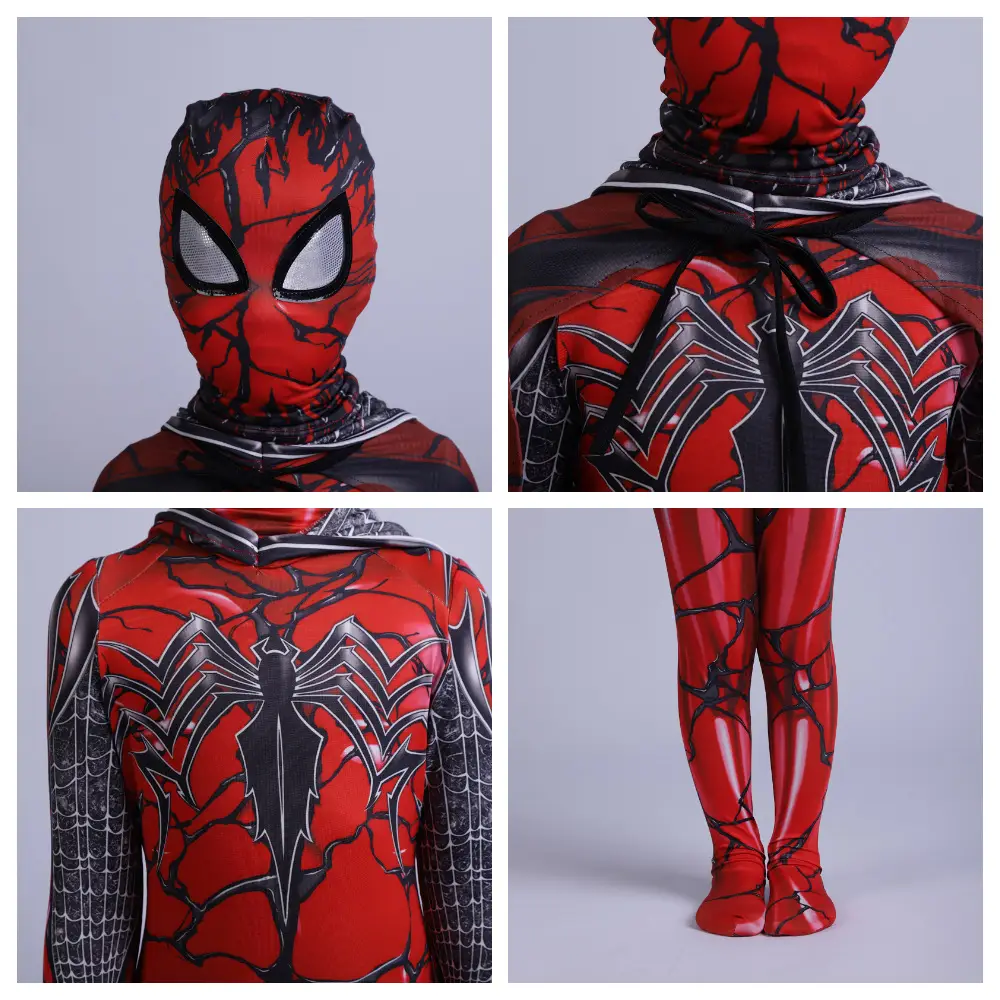 Parallel Universe Gwen Spider-Man Tight Kids Halloween Cosplay Costume Spider Cloak Milk Silk — feature 35