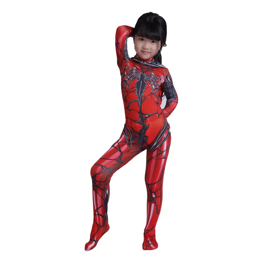 Parallel Universe Gwen Spider-Man Tight Kids Halloween Cosplay Costume Spider Cloak Milk Silk — feature 36