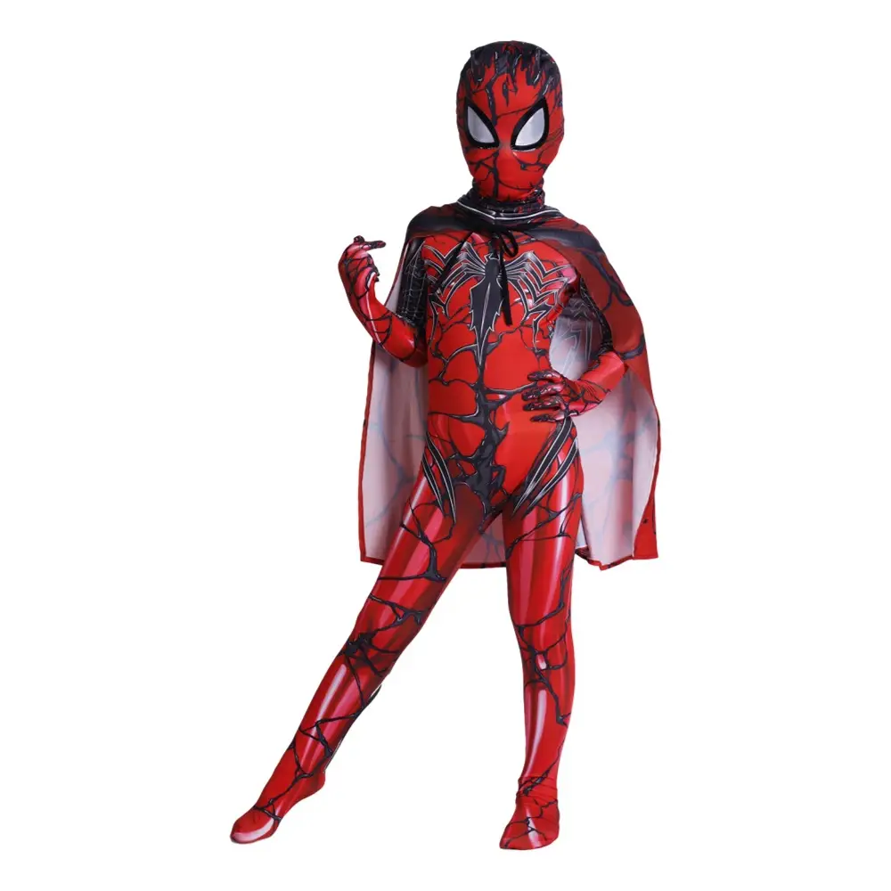 Parallel Universe Gwen Spider-Man Tight Kids Halloween Cosplay Costume Spider Cloak Milk Silk — feature 41