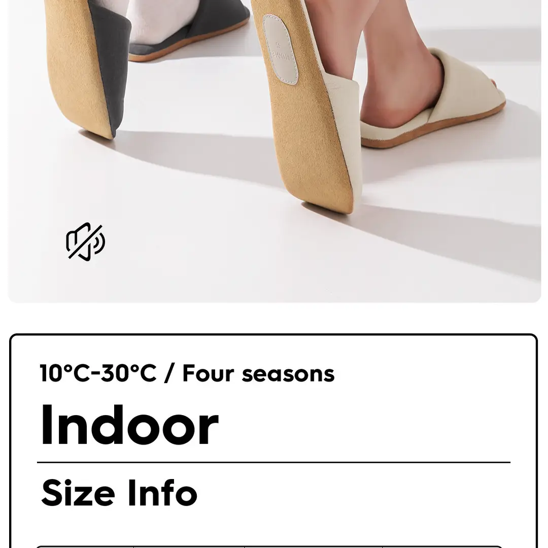 Japanese-Style Four-Season Silent Slippers for Men, Soft-Soled, Non-Slip for Wooden Floors, Indoor Home Cotton and Linen Slippers, 2026 New Summer Model — feature 3