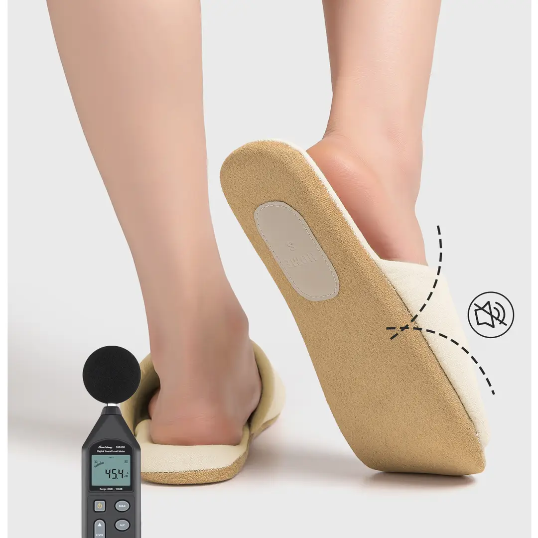 Japanese-Style Four-Season Silent Slippers for Men, Soft-Soled, Non-Slip for Wooden Floors, Indoor Home Cotton and Linen Slippers, 2026 New Summer Model — feature 8