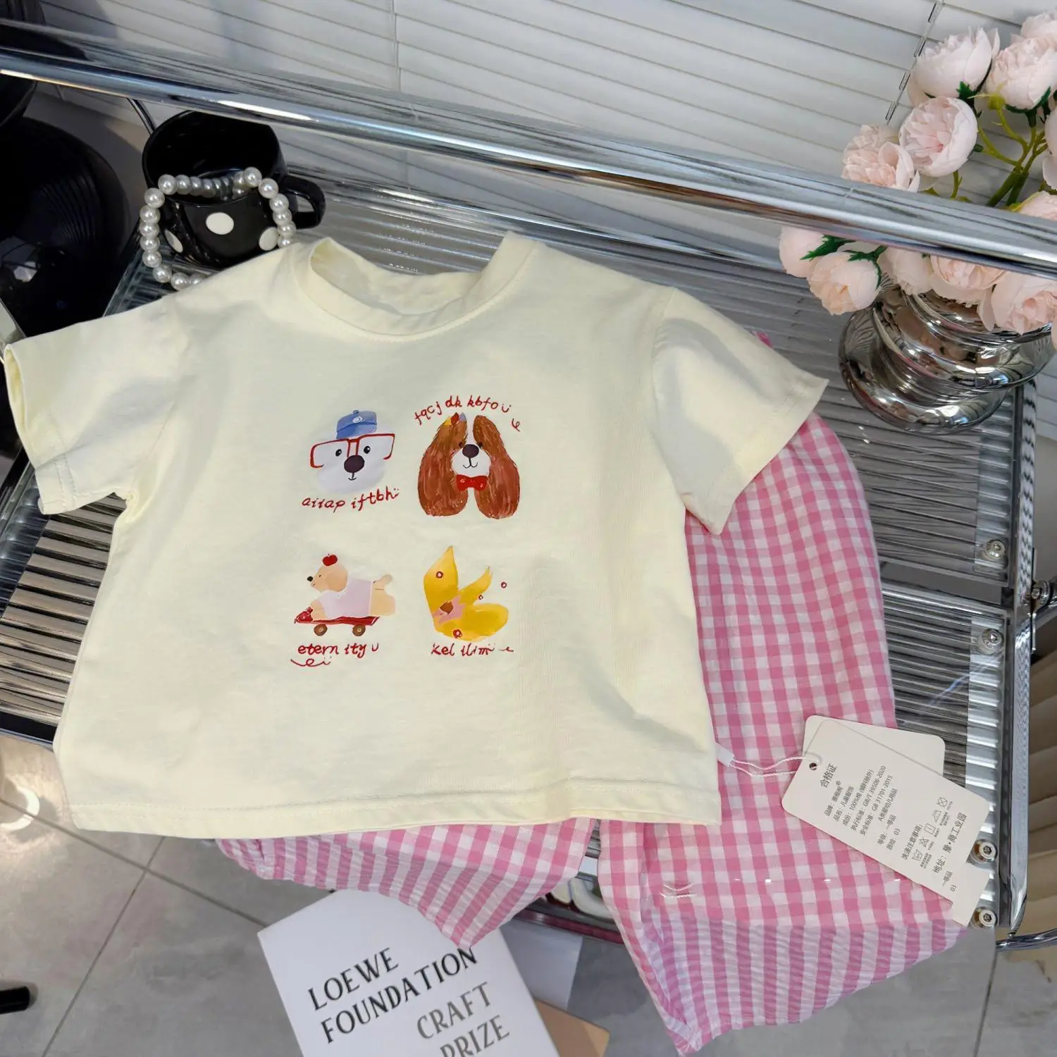 Korean Style Girl's Cartoon T-shirt Cotton Top 2025 — feature 6