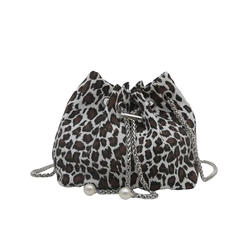 Leopard Print Chain Shoulder Bag Large Capacity Women - Image 2