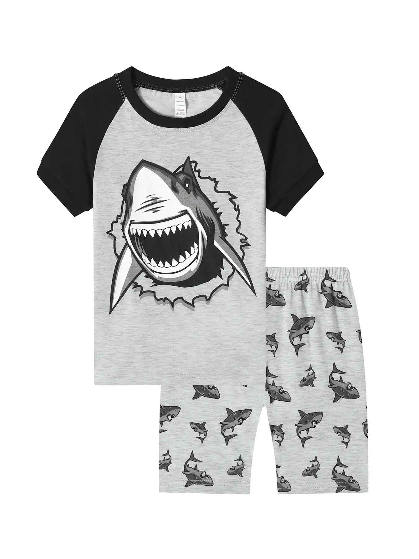 Unicorn Boys Girls Gray Pajamas Set - Image 11