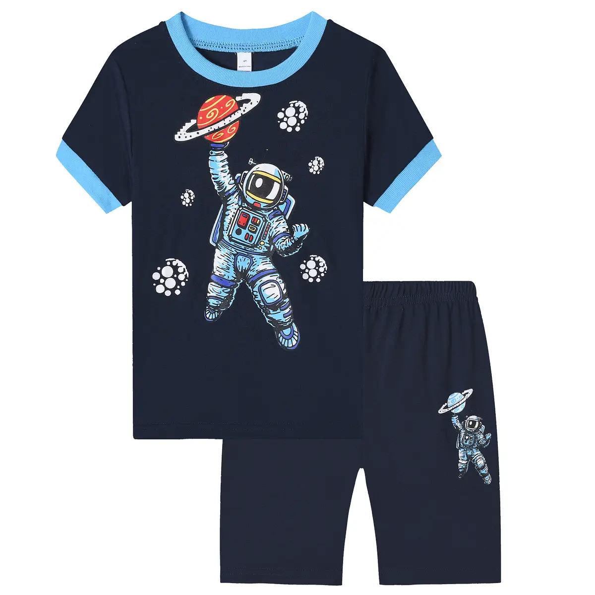 Unicorn Boys Girls Gray Pajamas Set — feature 1
