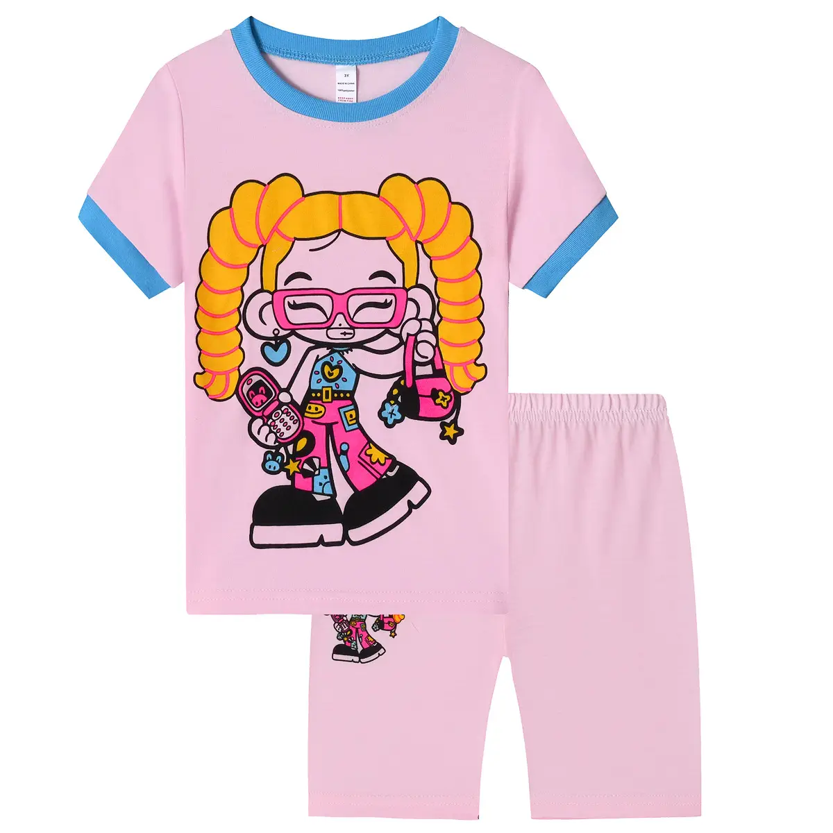 Unicorn Boys Girls Gray Pajamas Set — feature 12