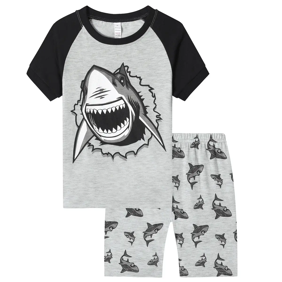 Unicorn Boys Girls Gray Pajamas Set — feature 3