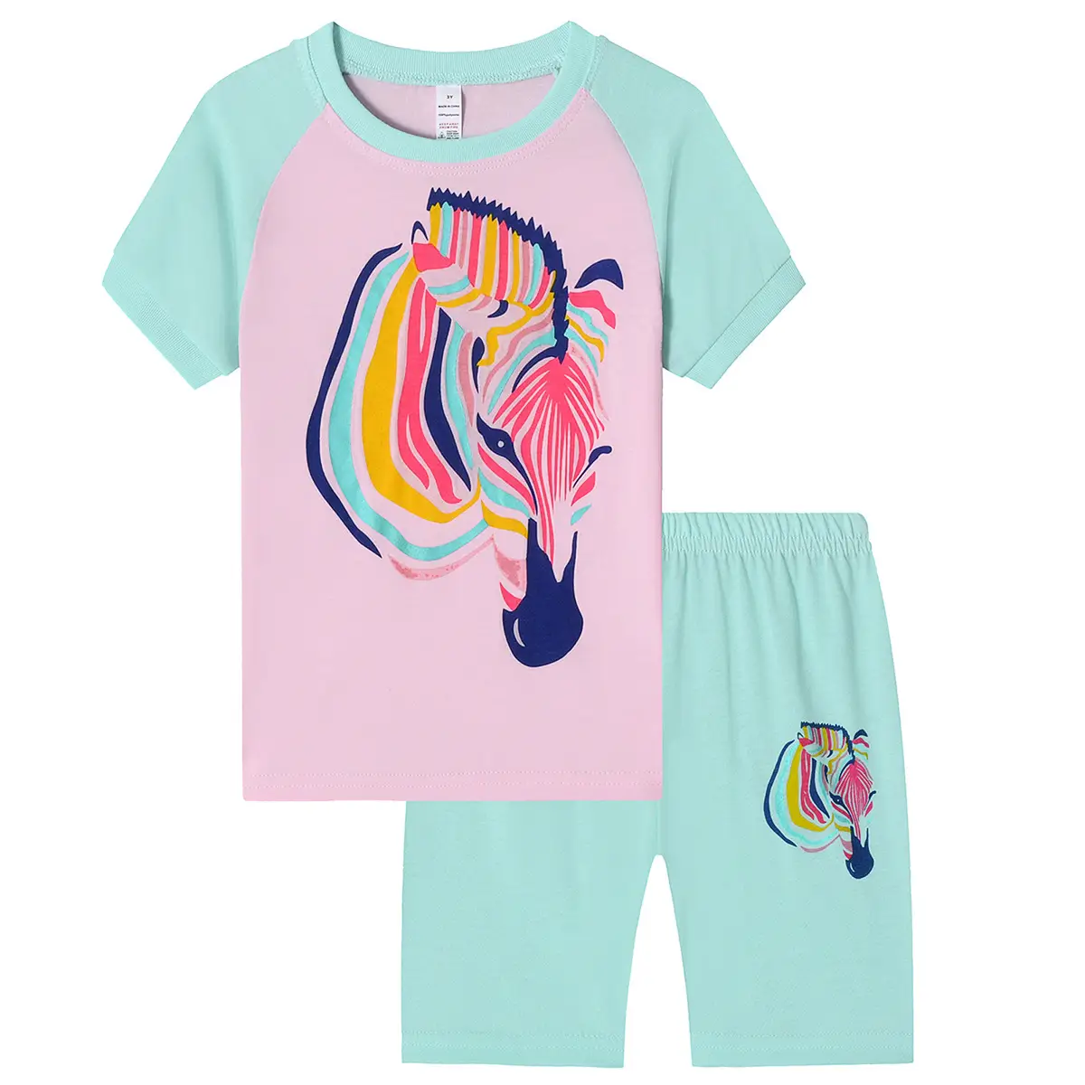 Unicorn Boys Girls Gray Pajamas Set - Image 8