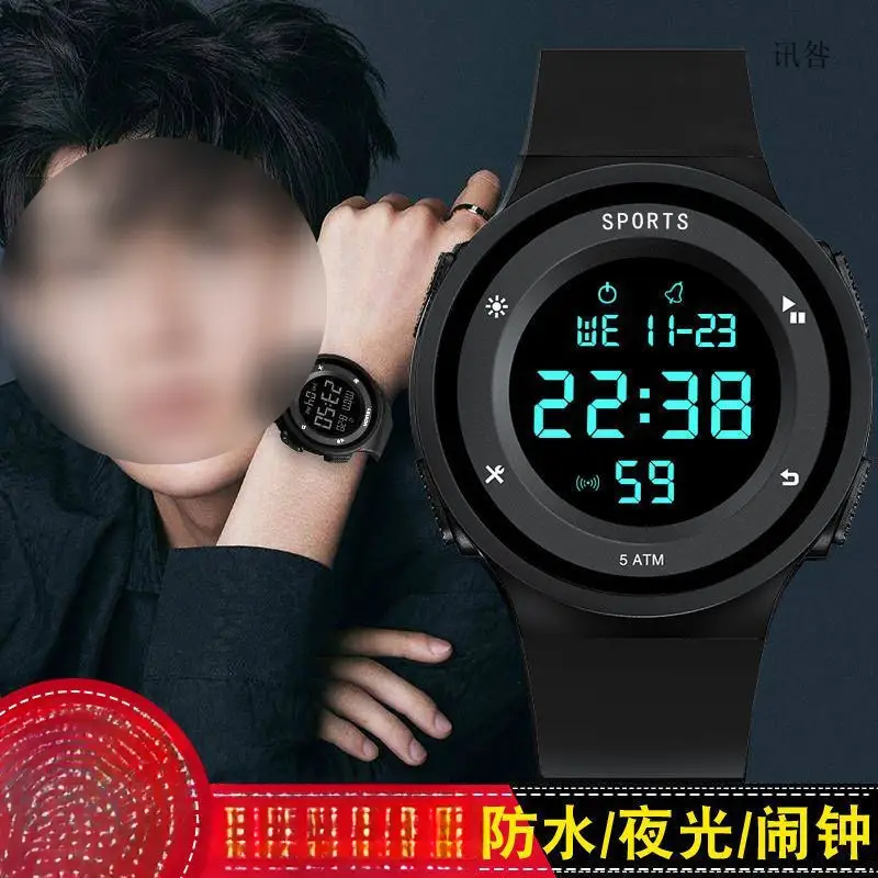 Male Student Waterproof Digital Watch 2059 - Image 16