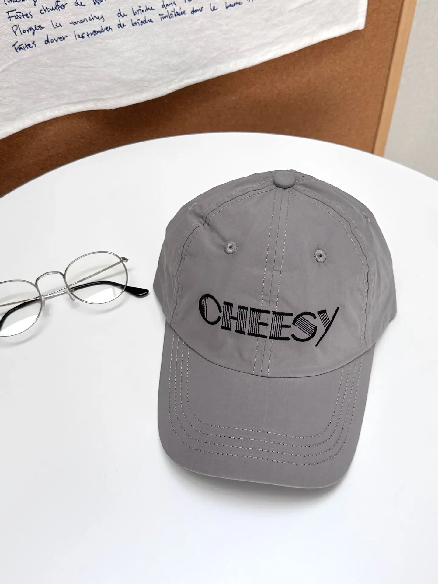 Pink Beesy Embroidered Baseball Cap for Women Men — feature 11