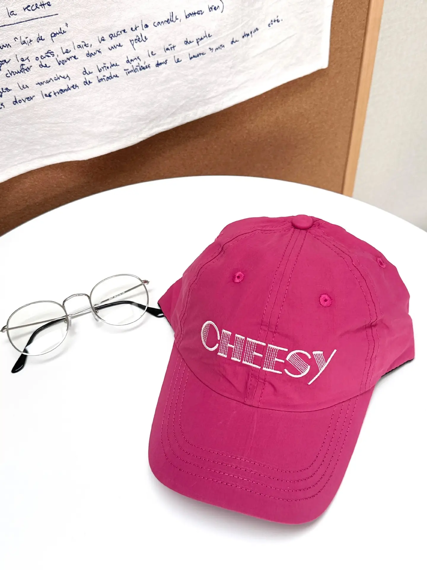 Pink Beesy Embroidered Baseball Cap for Women Men — feature 8