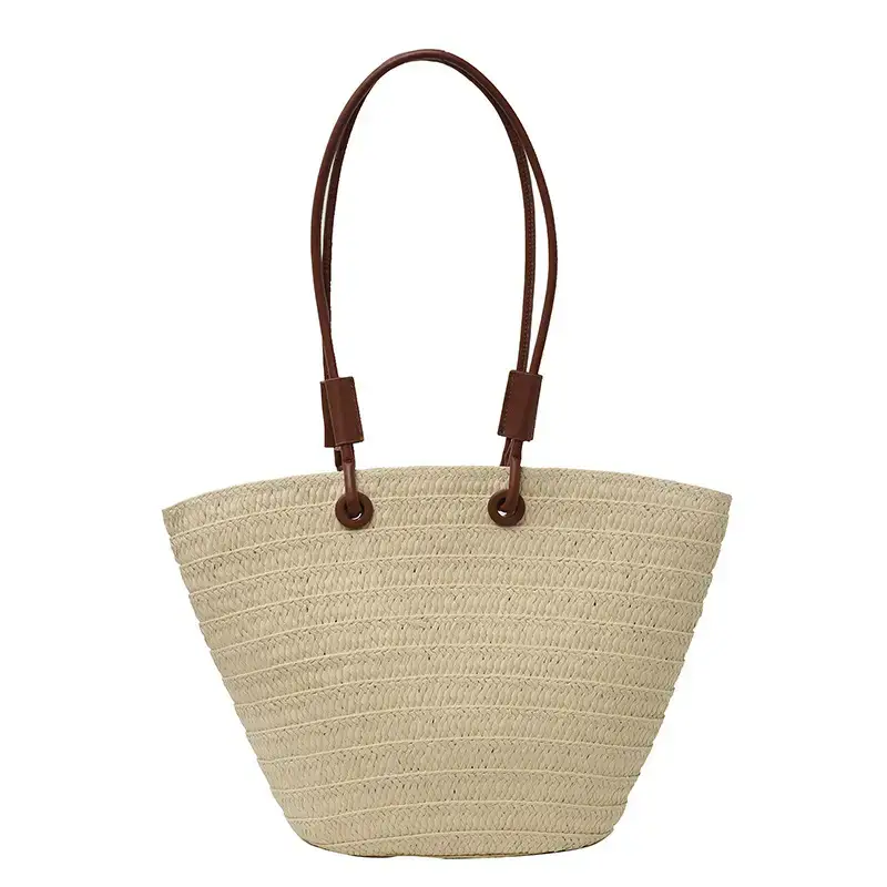 Korean Style Woven Tote Bag for Women - Image 7