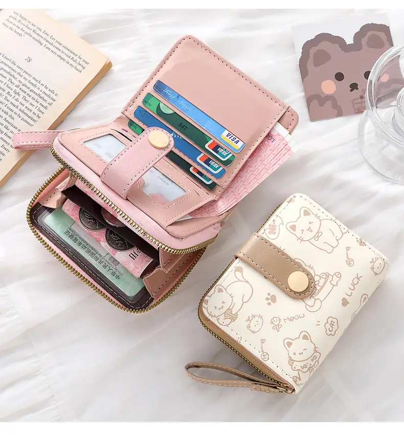 Cute Kitten Belt Wallet with Multiple Card Slots — feature 14