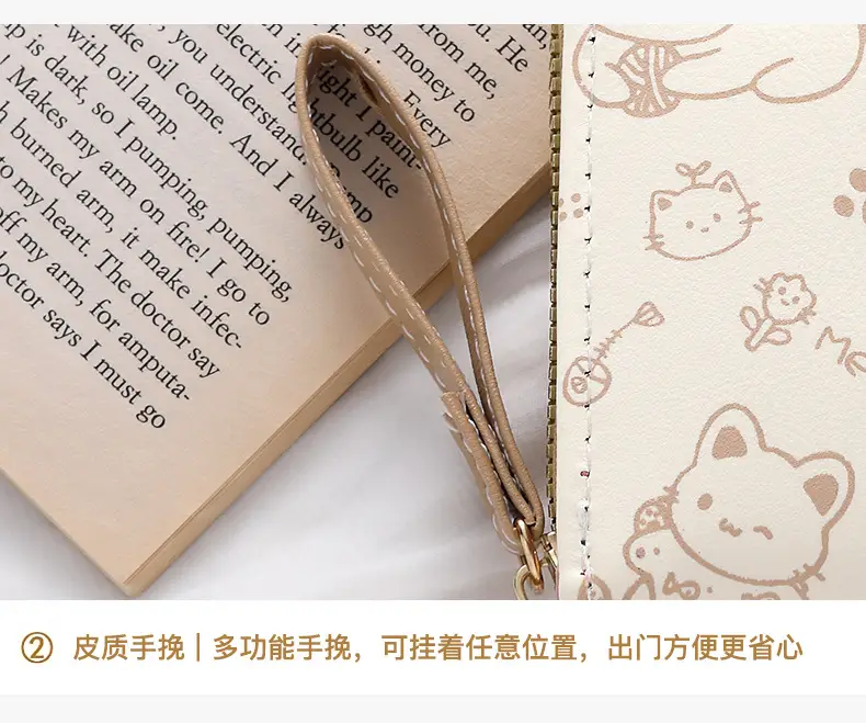 Cute Kitten Belt Wallet with Multiple Card Slots — feature 20