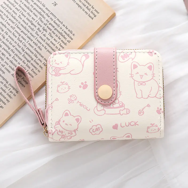 Cute Kitten Belt Wallet with Multiple Card Slots - Image 2